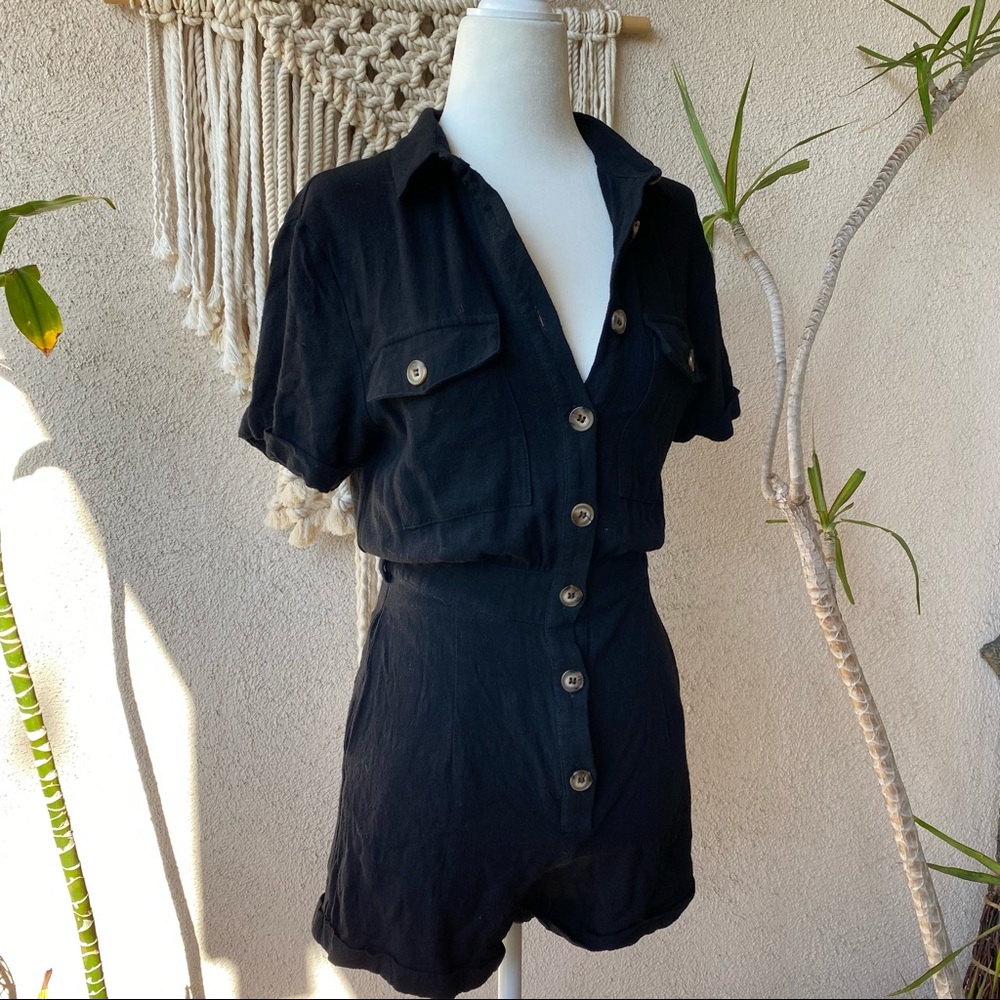 Princess Polly linen Romper
